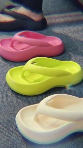 Thick-Soled Flip-Flops For Women New Summer Style Ins Non-Slip Beach Sandals