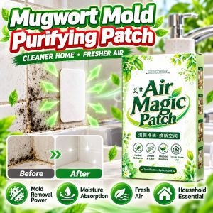 Mugwort Air Purifying Sticker Anti Mold Strip Air Freshener Odor Removal Patch Closet Drawer Shoe Cabinet Car Daily Use