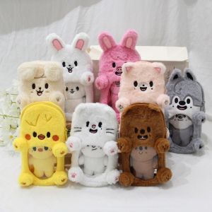 JIYAN2866 Plush Material Skzoo Plush Pencil Case Stuffed Animal Kawaii Style Kpop Plush Toy Toy Cartoon Design Cartoon Stuffed Animal Children Gift