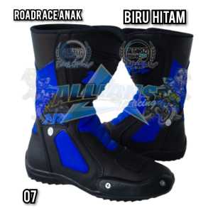 PROMO Sepatu Balap Roadrace ANAK Touring Bikers Dragrace Safety ANAK TERBARU NR KOLASE