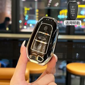 Ốp Bảo Vệ Chìa Khoá Ô Tô Cho Peugeot 2008 3008 5008 408 – Nhựa Dẻo Cao Cấp Chống Trầy