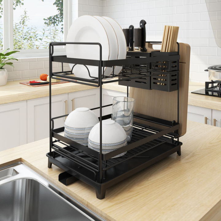 【Art Living】Stainless Steel Kitchen Organizer Dish Drying Rack Dish