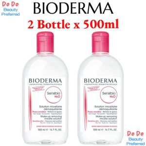 Bioderma Micellar Water 500ml (2 Bottle) Bioderma Sensibio H2O 500ml Make-Up Removing Solution Sensitive Skin EXP:2028