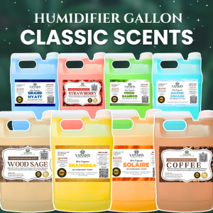 Classic Scents 1 GALLON Waterbased Essential Oil for Humidifier Diffuser & Air Revitalizer