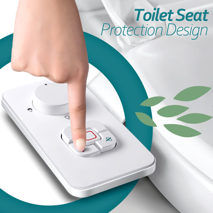 Samodra Bidet Toilet Seat Attachment Ultra Thin Non Electric Dual