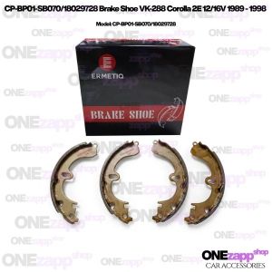 Corolla 2E 12/16V 1989 - 1998 CP-BP01-SB070/18029728 Brake Shoe VK-288