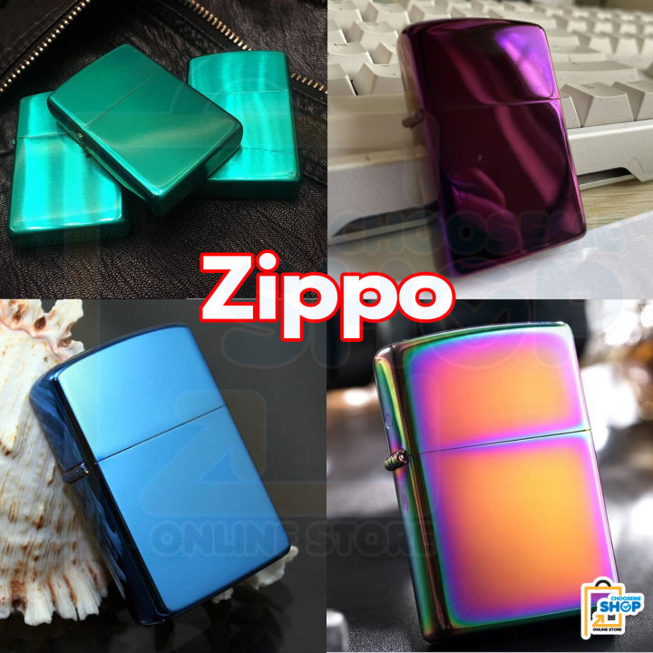 ส่งไว COD ไฟแช็ค Zippo ไฟแช็คเหล็ก ของแท้ 100% ไฟแช็คน้ำมัน ซิปโป้ ...