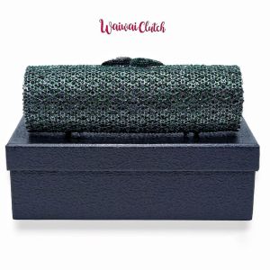 Waiwai Tas Kondangan Wanita Elegan Full Crystal Berkilau CR1019 Clutch