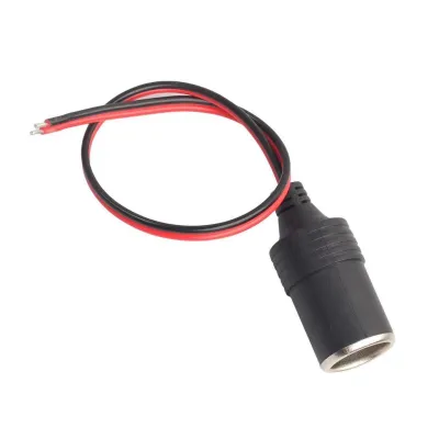 หัวจุดบุหรี่ตัวเมียแบบอเนกประสงค์ 12V 24V สามารถขยายพอร์ตจุดบุหรี่ ใช้สำหรับเชื่อมต่อแท็บเล็ตชาร์จ กล้องติดรถ GPS
