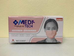 MeDiTech Mask หน้ากากอนามัยการแพทย์ ผ้านุ่ม สายคล้องชนิดสี (50ชิ้น/กล่อง)
