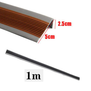 1 Meter L-Type Stair Anti Slip Nosing Stair PVC Rubber Strip Stair Self-Adhesive Non-Slip Nosing