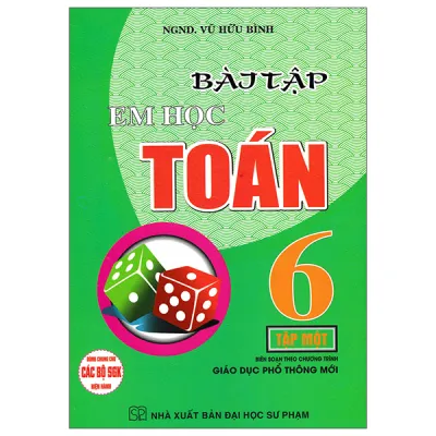 Fahasa - Sách - Bài Tập Em Học Toán 6 - Tập 1