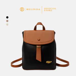 BELINDA PREMIER Backpack For Women High End Leather Korean Fashion Office Mini School Backpack BP070