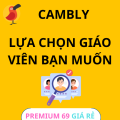 Tài khoản học Ngoại Ngữ Cambly 30 phút/ buổi - Premium 69 giá rẻ. 
