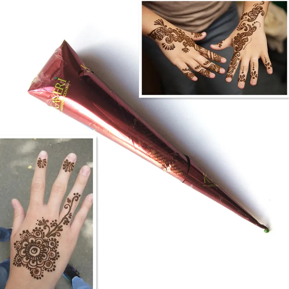 1 Hộp Mực Henna Tattoo Màu Sắc Tùy Chọn Tặng Kèm 10 Khuôn Mẫu Vẽ Henna Giá  Rẻ, Chỉ Từ 600.000đ. Mua Ngay Kẻo Lỡ!