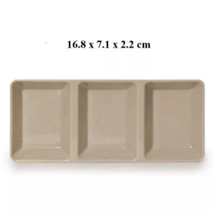 Bộ 10 cái chén chấm tương / chén nước mắm melamine màu nâu bóng các loại