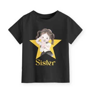 Kaos Couple Adek Kakak 1-12 Tahun Sibling Series Warna Green Mint