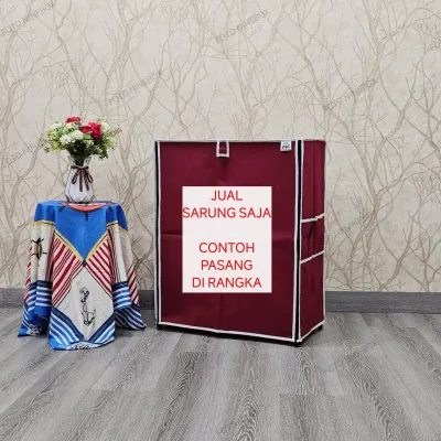 NINE BOX COVER S4 / SARUNG COVER RAK SEPATU 60*30*75cm
