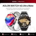 【GPS SIM Card】Aolon Smartwatch 4G Ultra Mate Sim Card Wifi Real GPS 52mm 1880mah battery App Download WA Reply NFC Connect Strava Smart Watch Camera Jam Tangan Pria&wanita. 