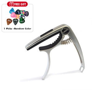 Rixtion Guitar Capo 3 in 1 Zinc Metal Guitar Capo with Slot