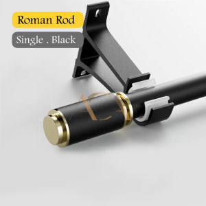 🔥Quality Roman Rod & Curtain Rod🔥Roman Rod Single Bracket Full Set