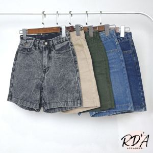 RDA Apprel. กางเกงขาสั้น ผญ เอวสูง รุ่น Mini Pocket ขา 3 ส่วน รวมรุ่น 5 สี พร้อมส่ง ไซส์ S-6XL กางเกงยีนส์ ผู้หญิง ไม่สั้นมาก ผ้าไม่ยืด ยาว 17 นิ้ว กางเกงขาสั้นผู้หญิง เอวสูง - Lazada