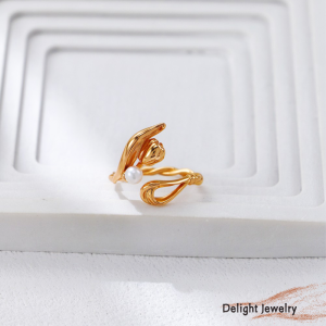 Silver 925 18K Gold Plated Real Pearl Earring For Women Elegant Earrings Taka Jewellery Set Birthday Gift