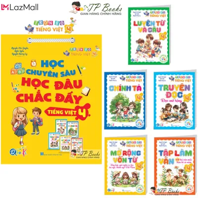 Sách - Túi Trọn Bộ Tiếng Việt Lớp 4 - Học Chuyên Sâu Học Đâu Chắc Đấy - Chương Trình Mới (8 cuốn )