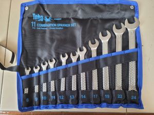 Toho Kunci RingPas 11 pcs / 14 pcs (8-24 mm) / 14 pcs (8-32 mm) / Kunci RingPas Set / Wrench Kunci RingPas / Combination Wrench 11 set / Kunci PasRing Set / Kunci RingPas TOHO/ TOHO Kunci RingPas 11pcs