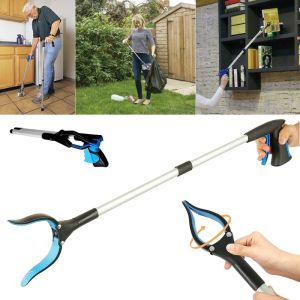 32" Foldable Reacher Grabber Tool Litter Picker Grabber with Magnetic Garden Leaf Grabber Stick