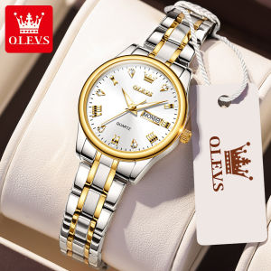 OLEVS watch for women original 2023 sale pawnable water proof elegant stainless steel luminous display women casual watches