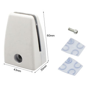 ขาหนีบแผ่นอะคริลิคตั้งโต๊ะ ขาหนีบกระจก คลิปหนีบแผ่นอะคริลิคแบบไม่ต้องเจาะรู ตัวยึดอะคริลิค กั้นโต๊ะสำนักงาน