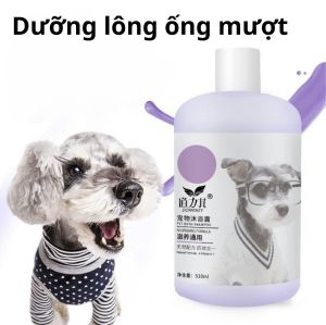 SỮA TẮM CHO CHÓ MÈO DORRIKEY-LOẠI BỎ VE RẬNNẤM NGỨADƯỠNG MƯỢT LÔNG 510ml