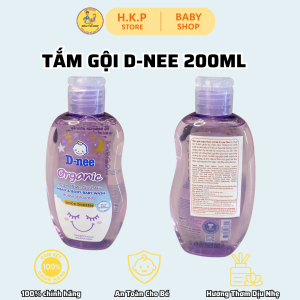 Sữa Tắm Gội D-NEE 200ml Cho Bé Chính Hãng | Không Cay Mắt 4 Mùi Hương Dịu Nhẹ