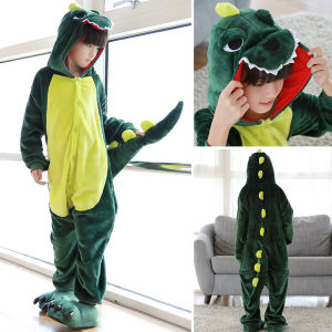 Winter Flannel Soft Warm Unicorn Kigurumi Pajamas Animal Cartoon Boys Homewear for Girls Kids Children Sleepwear