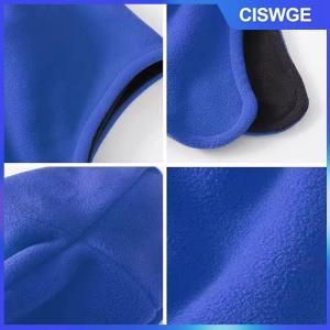 CISWGE Mũ lông cừu hai lớp mùa đông-đi xe đạp ngoài trời che tai ấm áp bảo vệ lạnh thiết kế dày cho sự ấm áp và chống gió