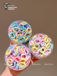 Kids Hair Ties 200pcs Non Damaging High Elasticity Elastic Bands for Children Girls Ponytail Soft Hair Bands Toddler Accessories Durable Rubber Bands Strong Hold Non Slip