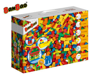 BanBao | 1001 Classic Bricks and Ideas Construction Toy for Kids Girls & Boys 4+ Years Old My First Building Set