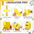 2 Pcs Pencil Shaped Holder Sharp and Dull Holder Wooden Dispenser Pencil Storage Organizer for Back to School Teachers Classroom Management Organization(Cute). 
