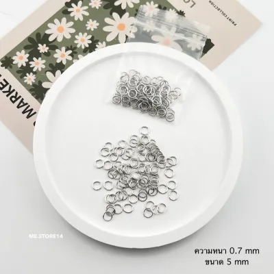 (พร้อมส่ง) ห่วงกลม อะไหล่อุปกรณ์ DIY ห่วง 100 ชิ้น