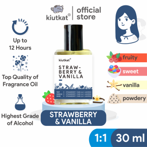 STRAWBERRY VANILLA by KIUTKAT - Parfum Wanita Original Isi 30ml | Searah STRAWBERRY VANILLA