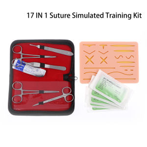 Skin Suture Practice Silicone Pad With Wound Simulated Training Teaching Kit