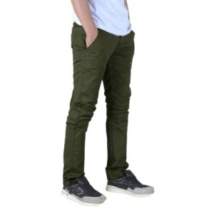 Celana Chino Pria Full Length Slim Fit Warna Solid Gaya Pantai - GRAFFITY