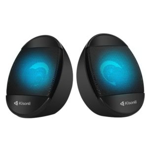 Speaker Gaming  Laptop/Komputer Kisonli L-7070 Design Modern Dengan Switch Volume Control - BE