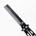 KNIFEZER Pisau Sisir Besi Butterfly Balisong Training Knife CS GO - LF-9898. 