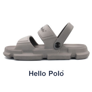 Hello Polo รองเท้าแตะ รองเท้าแตะชายหาด พื้นหนา กันลื่น พื้นนุ่มมาก เบาสบาย ง รองเท้าไปทะเล ผู้ชาย เหมาะกับฤดู HP8012M