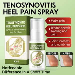Foot Care Spray Heel Comfort Spray Herbal Formula Inspired Massage Spray Tendon Area Support Ankle Wrist Body Care Spray Cooling Foot Spray Daily Use Portable Travel Size