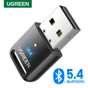 UGREEN Wireless USB Bluetooth 5.4 Adapter for Logitech Mouse Keyboard PC V5.0 Bluetooth Dongle Audio Receiver Bluetooth Transmitter for Wireless Mouse Wireless Keyboard PS4 Controller Windows 10 Vista XBOX ONE S Handle