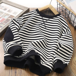 Kids High Quality Sweatshirts Long Sleeve Korean Casual Style Pullover Tops for Kids Boys and Girls 4-11 Years Old