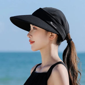 Mũ chống nắng nữ mũ đi biển rộng vành mũ rộng vành nữa đầu tháo rời 2 kiểu thời trang Hàn Quốcfe Style 4U